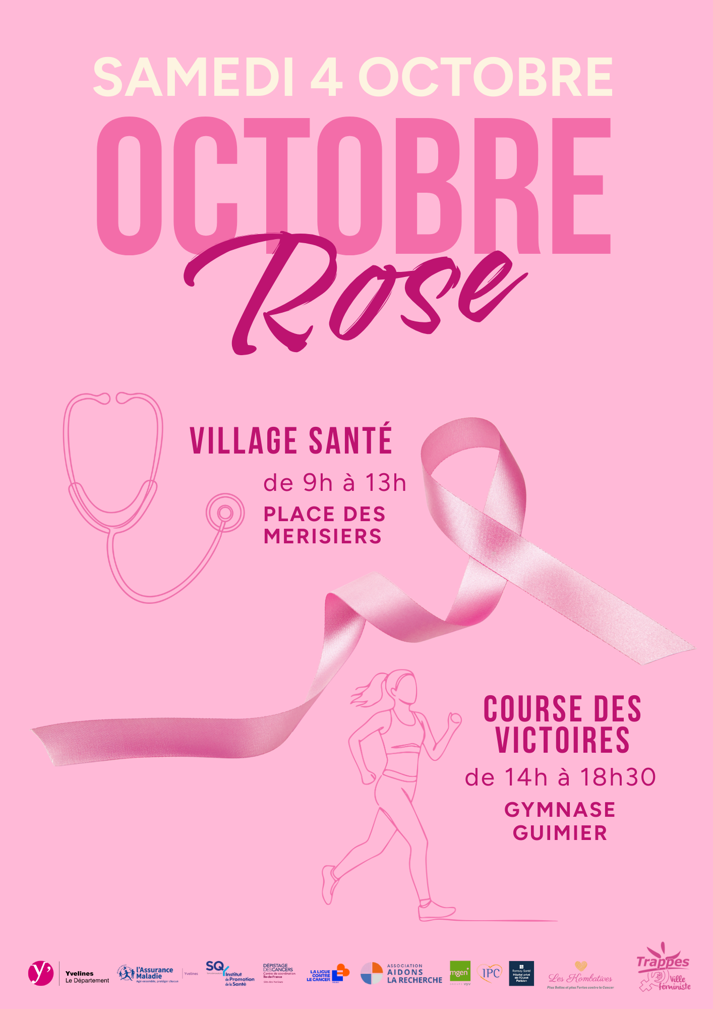 Affiche octobre rose 2025