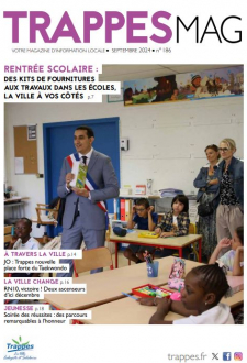 Couverture TRAPPES MAG N° 186 - Septembre 2024